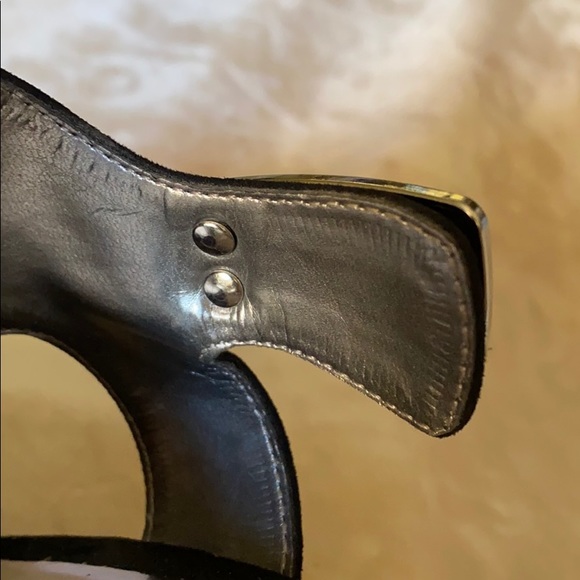 Carlos Santana Blank Suede Wedges size 7 - Picture 13 of 16